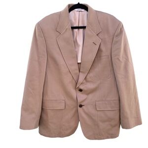 TravelSmith Khaki Beige Sport Coat Blazer Sz 40R